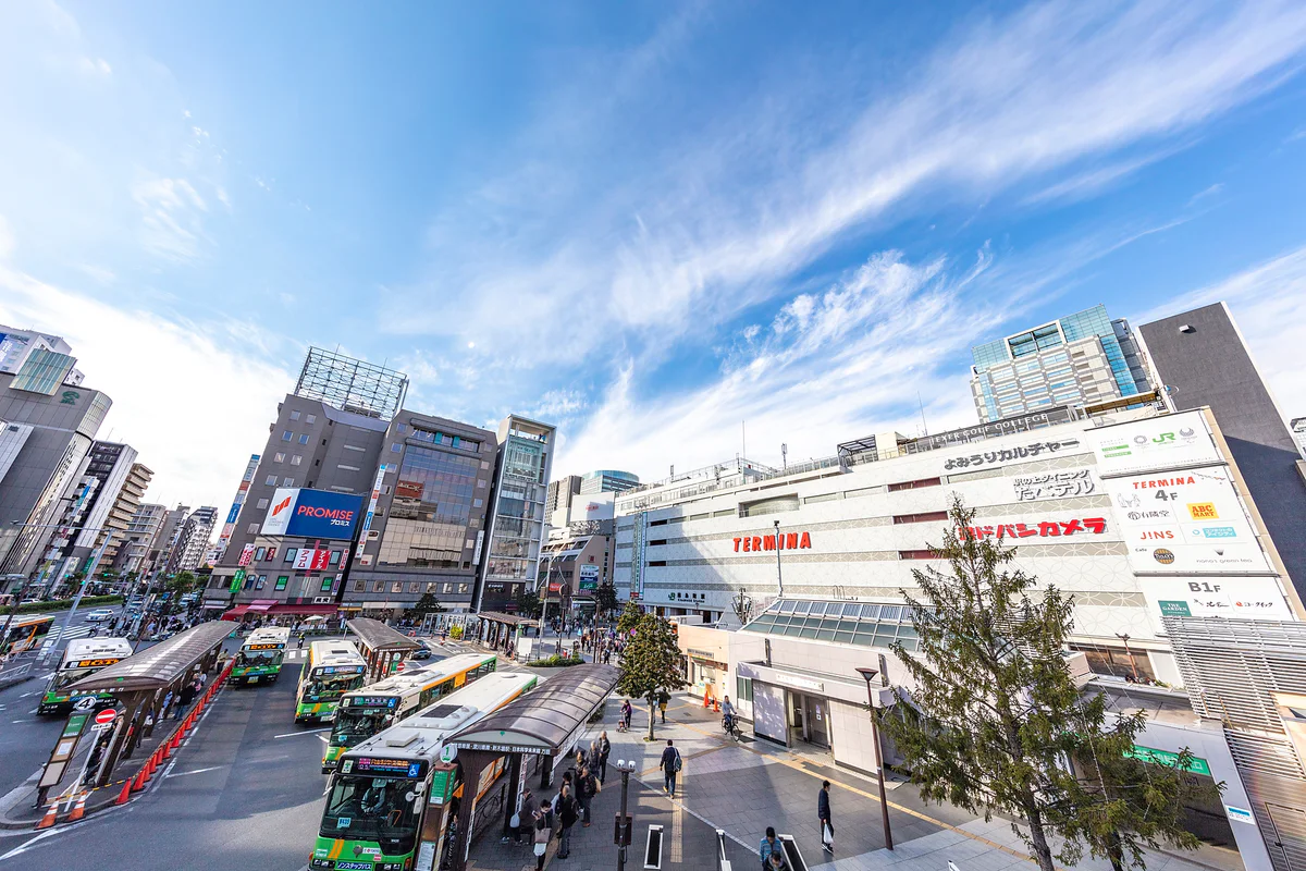 JR錦糸町駅前の様子